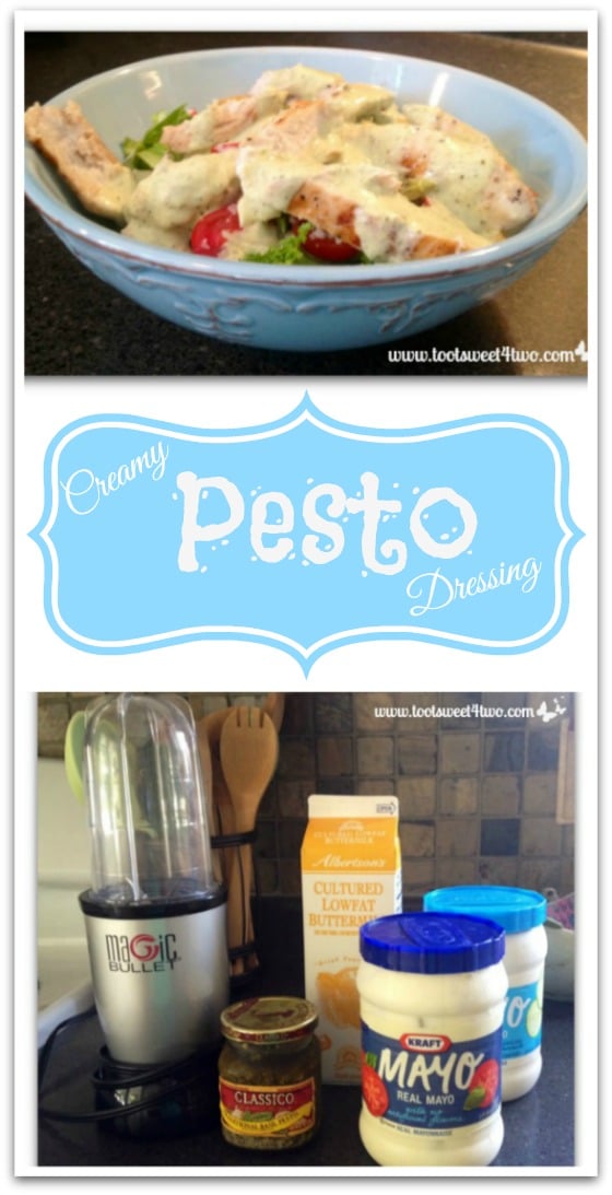 No-Fuss Blender Blaster Creamy Pesto Dressing