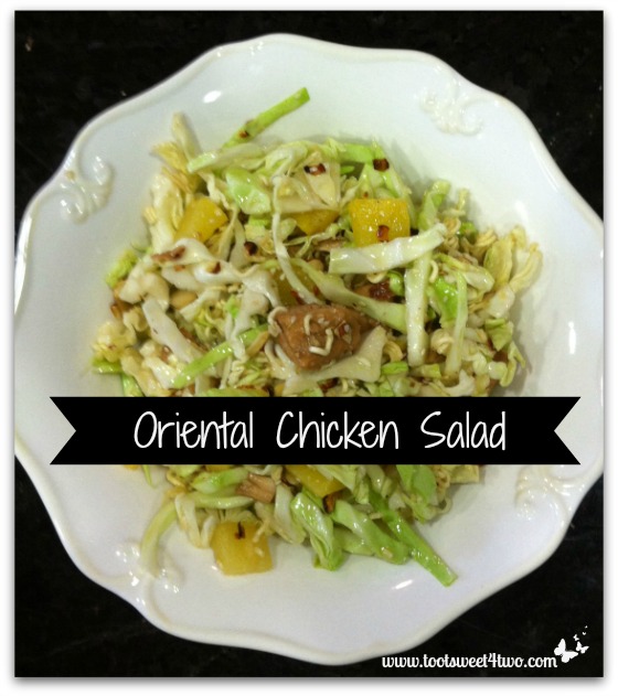 One Year Ago Today – Oriental Chicken Salad and The Month in Review