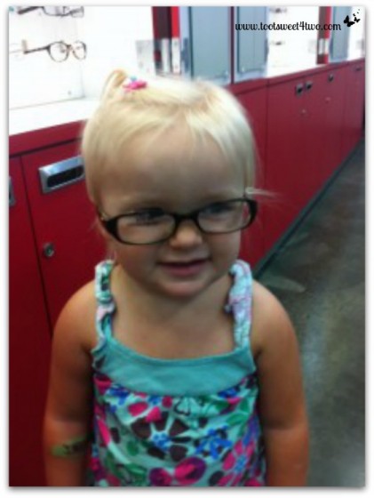Princess Sweetie Pie trying on glasses - LASIK Gone Lame