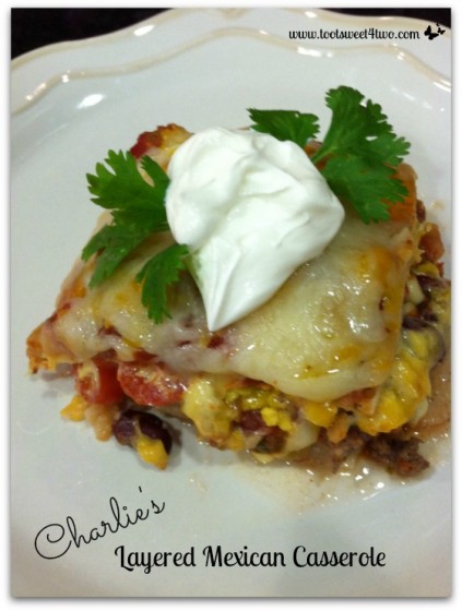 Charlie's Layered Mexican Casserole Pinterest