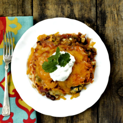 Charlie’s Layered Mexican Casserole with a Salsa-licious Twist