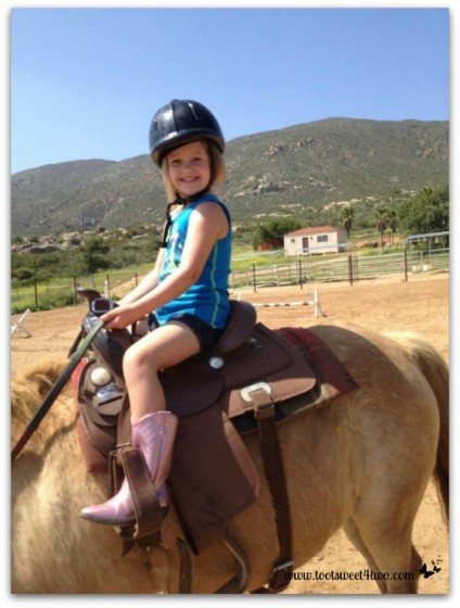 Princess P - tall in the saddle