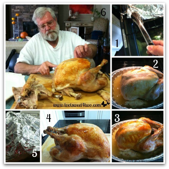 Carving the turkey
