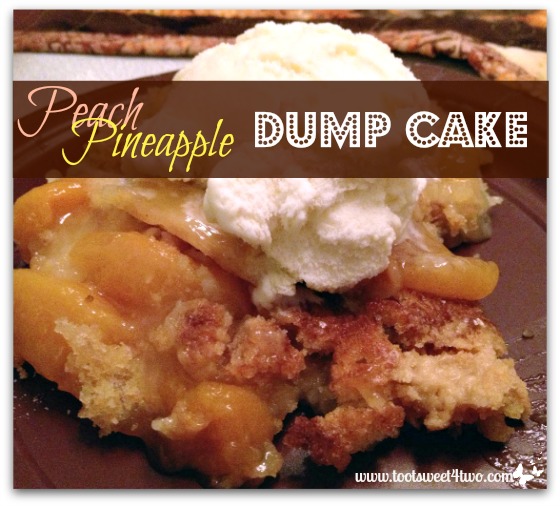 Peach Pineapple Dump Cake cover