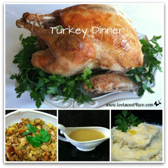 Turkey Dinner collage