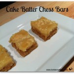 Cake Batter Chess Bars