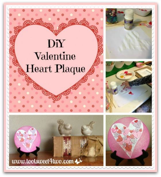 DIY Valentine Heart Plaque and FREE Printables