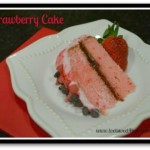 Slice of Strawberry Cake
