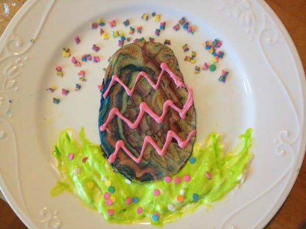 Color-Your-Own Easter Egg Pancakes