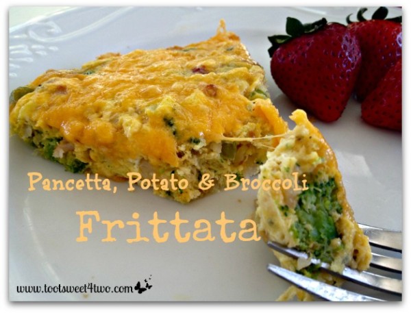 Tot-tastic Pancetta, Potato and Broccoli Frittata