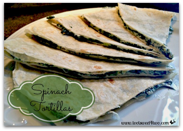 Kid-Approved Snack Time Spinach Tortillas