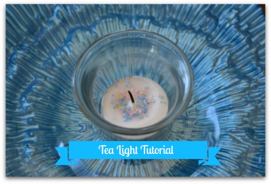 Tea Light Tutorial:  Adding Edible Sprinkles for a Bit of Sparkle