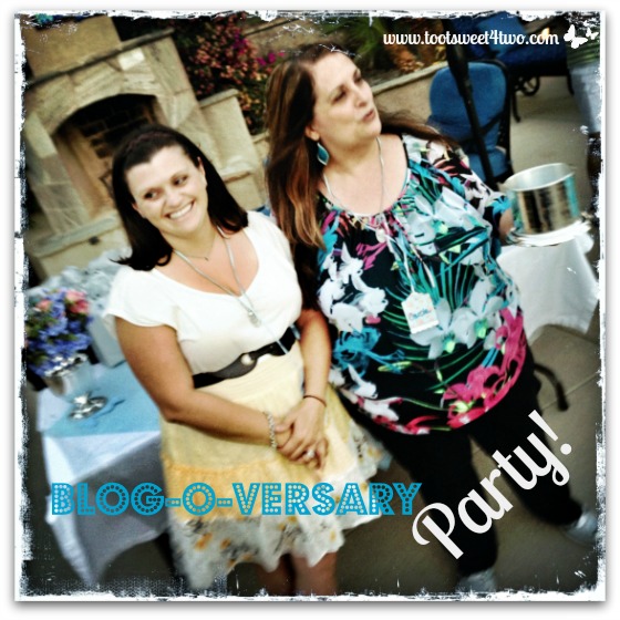 Toot Sweet 4 Two Turns One:  Blog-o-versary Party Recap