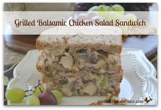 Skinny-ish Grilled Balsamic Chicken Salad