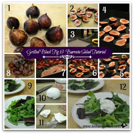 Grilled Black Fig and Burrata Salad Tutorial