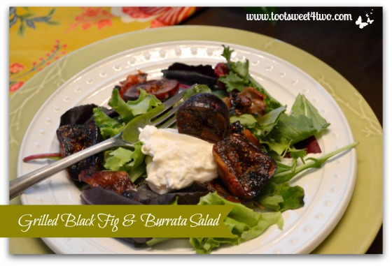 Grilled Black Figs on a Cloud of Burrata