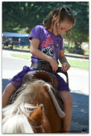 Princess Sweet Child on her pony