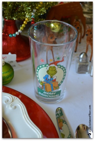 Grinch glasses for the kids