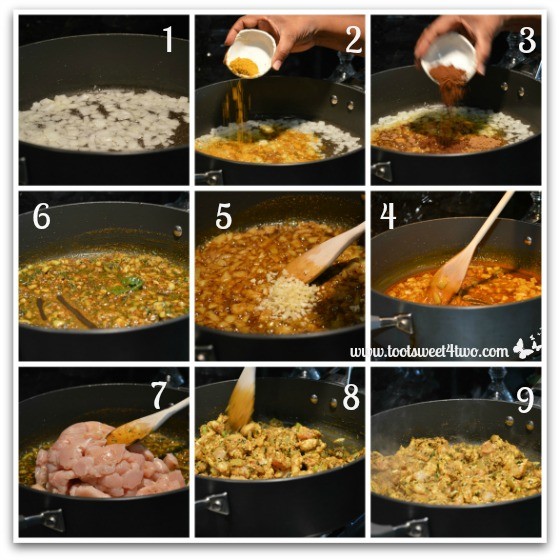 Making Sita's Curry Chicken