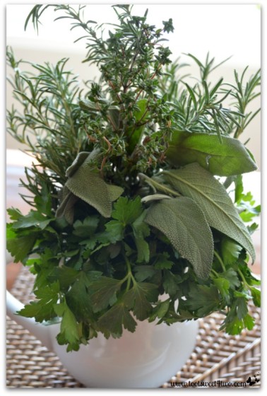 Parsley, Sage, Rosemary and Thyme bouquet