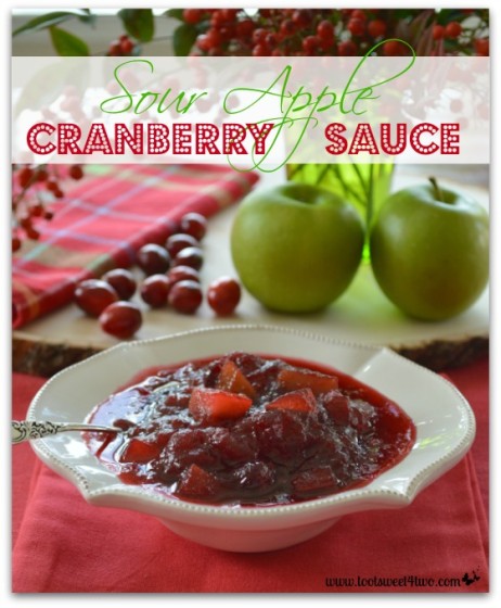 Sour Apple Cranberry Sauce Pinterest