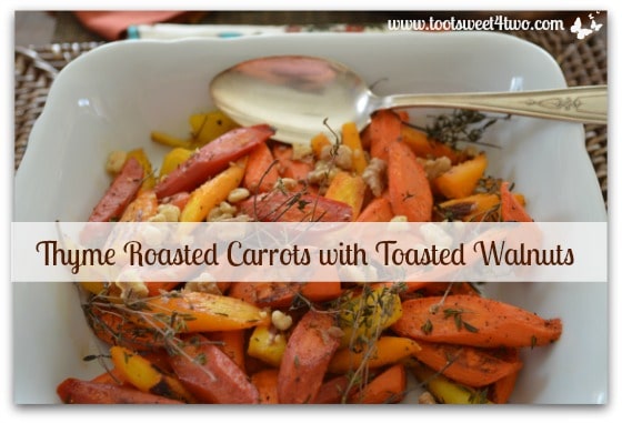 Thyme Roasted Carrots with Toasted Walnuts