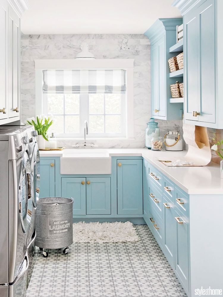 42 Things in Your Laundry Room + Beautiful Decorating Ideas - Toot
