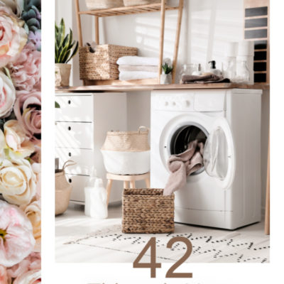 42 Things in Your Laundry Room + Beautiful Decorating Ideas