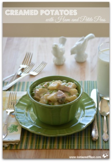 Creamed Potatoes with Ham and Petite Peas Pinterest