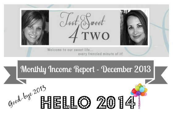 Monthly Income Report – December 2013