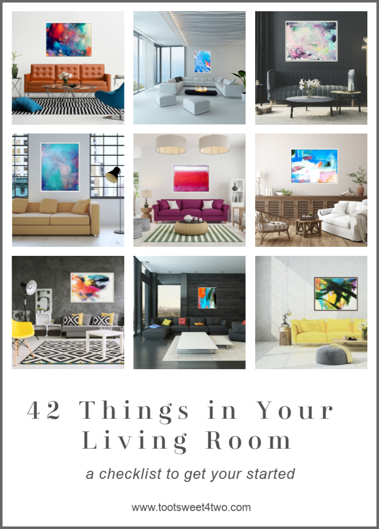 nine thumbnails of beautiful modern living rooms