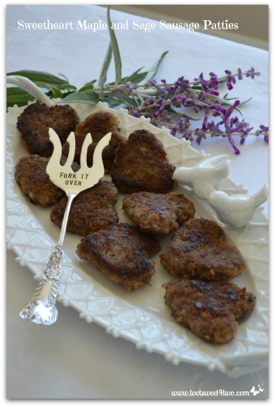 Man-Catcher Sweetheart Maple and Sage Sausage Patties