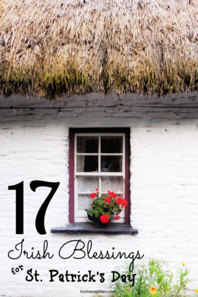 17 Irish Blessings - thatched-roof cottage at Bunratty
