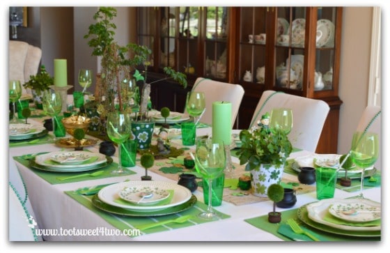 Decorating the Table for a St. Patrick's Day Celebration ...