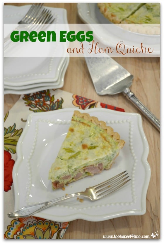 Recipe Chatter:  Green Eggs and Ham Quiche