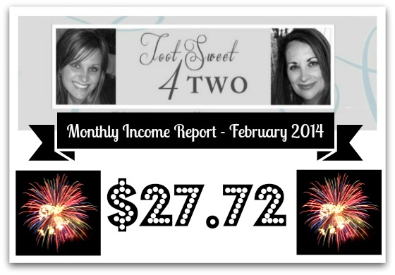 Monthly Income Report – February 2014