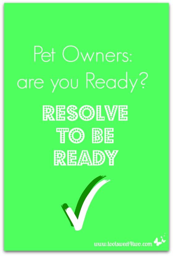 Pet Owners:  are you Ready?