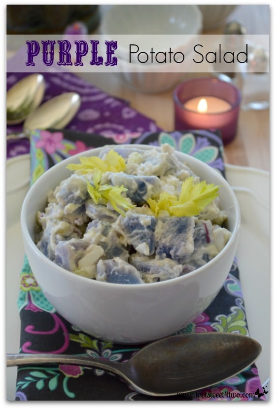 California Dreamin’ Purple Potato Salad