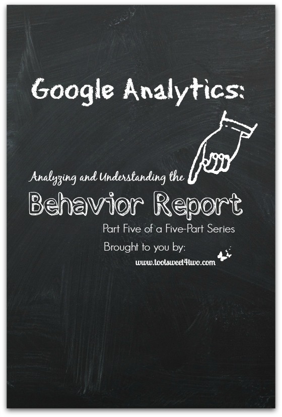 Google Analytics:  Analyzing and Understanding the Behavior Report