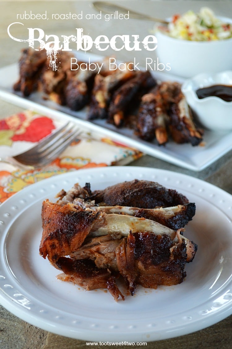 Rubbed, Roasted and Grilled Barbecue Baby Back Ribs