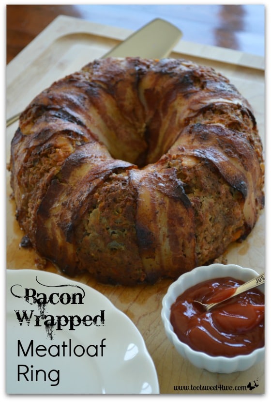 Gussied Up Crowd-Sized Bacon-Wrapped Meatloaf Ring