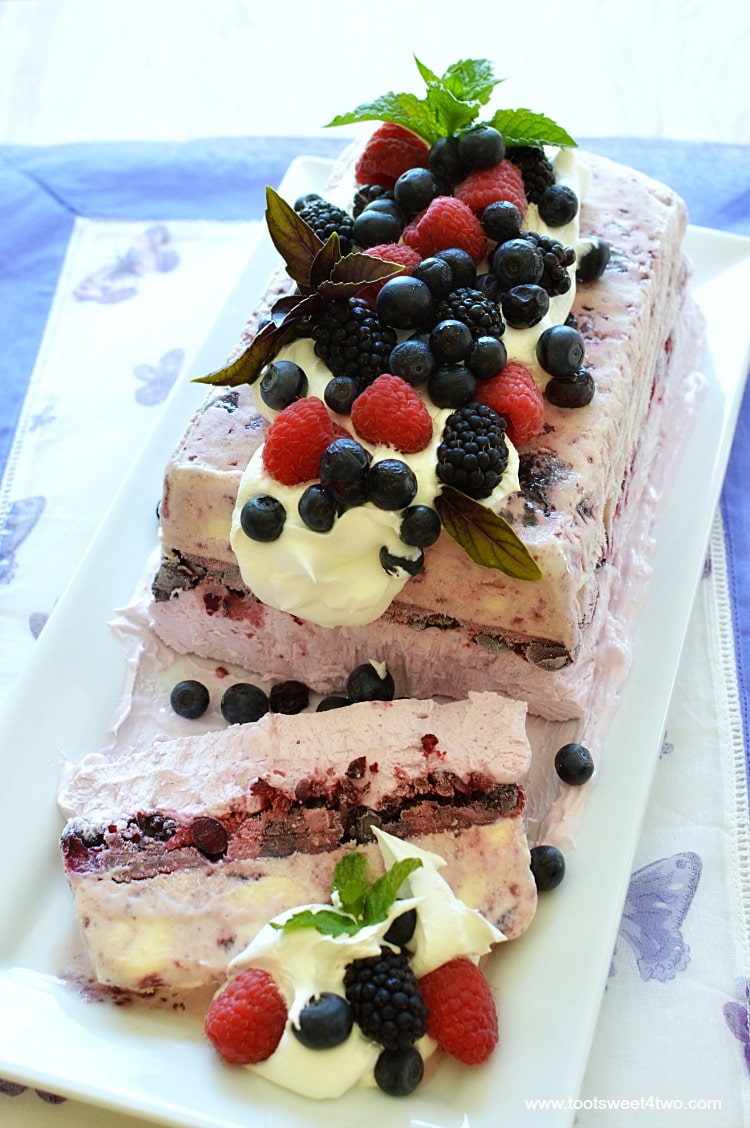 Sensational Summer Berrylicious Ice Box Cheesecake