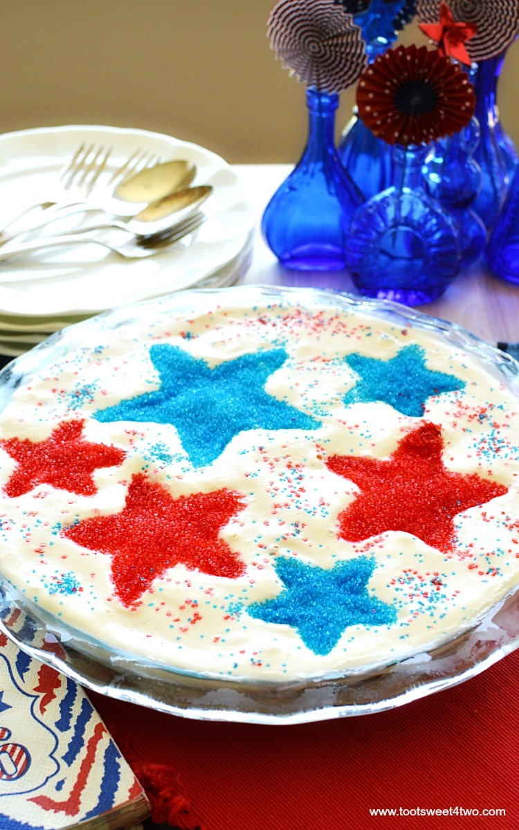 Star-Spangled Firecracker Brownie Pie