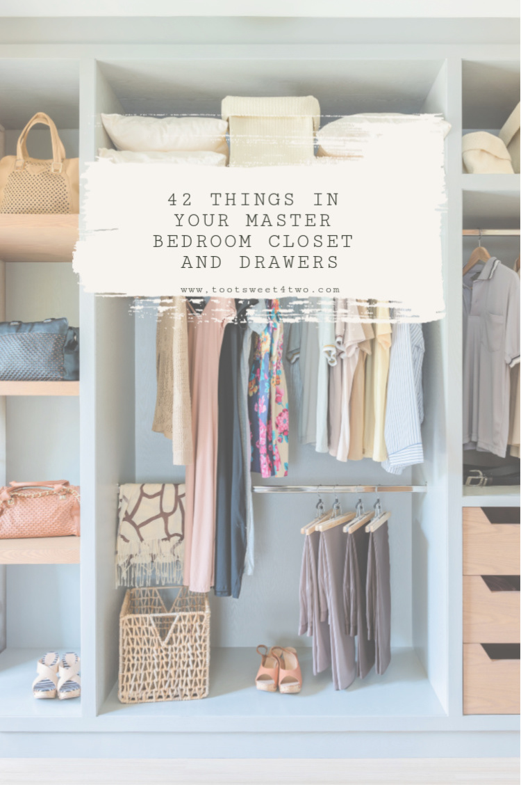 beautiful feminine closet with clothes and handbags