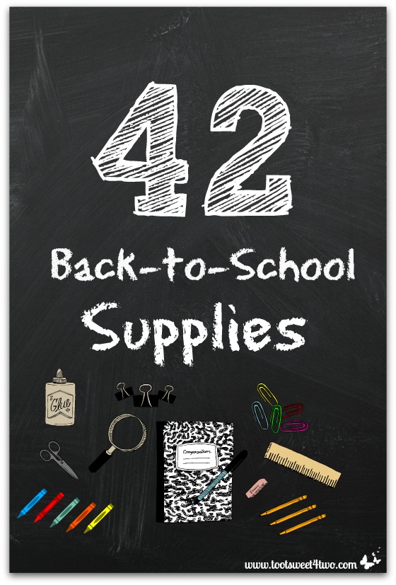 42 Back-to-School Supplies