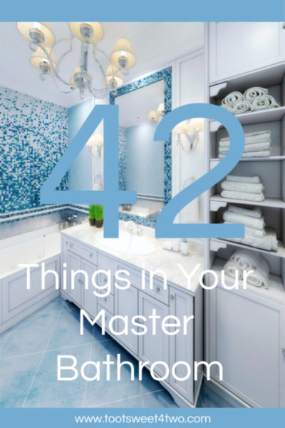beautiful blue and white master bedroom blog post cover