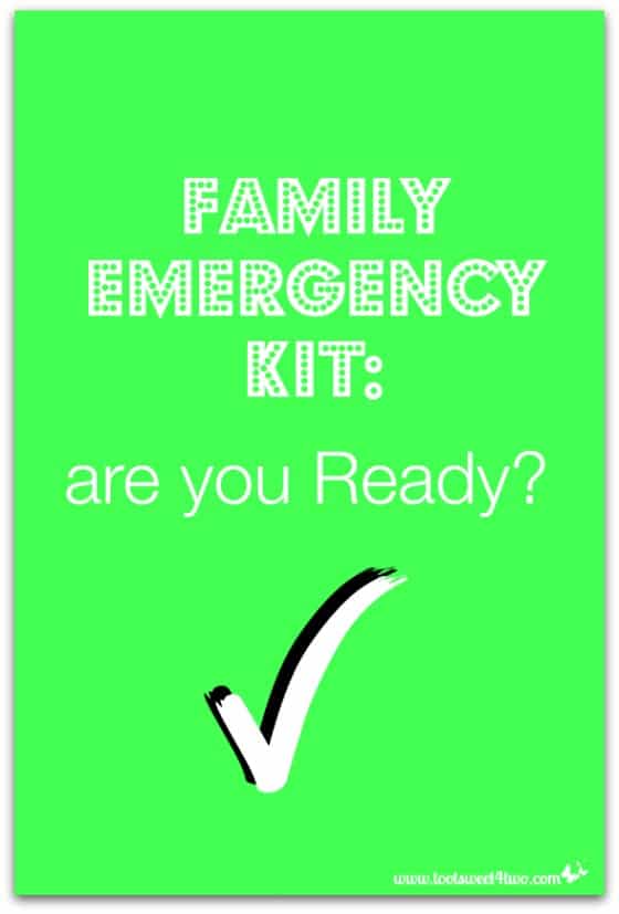 Family Emergency Kit: are you Ready?