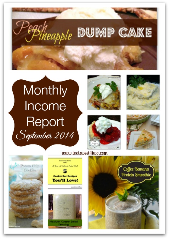 Monthly Income Report - September 2014 cover