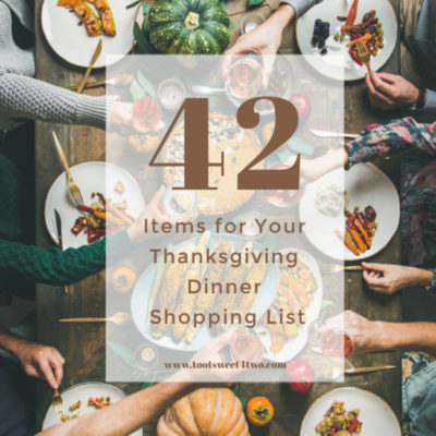 42 Items for Your Thanksgiving Dinner Shopping List