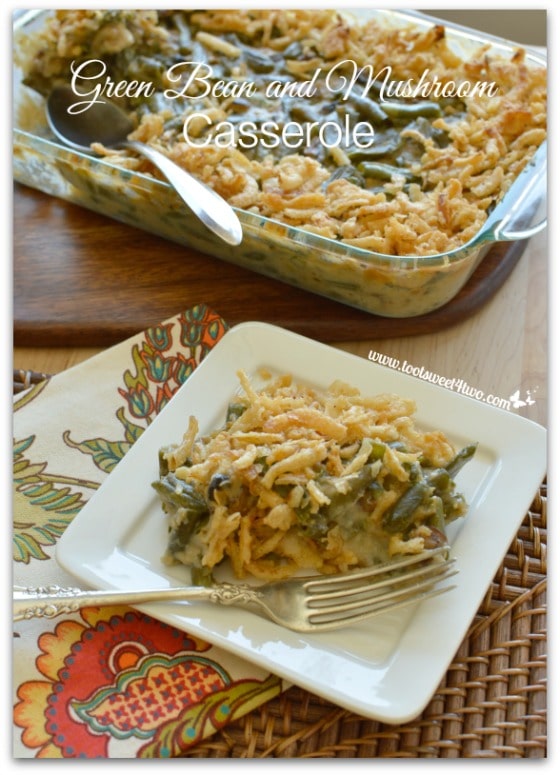 Almost-Homemade Holiday-Style Green Bean and Mushroom Casserole